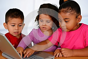 Children On Computer