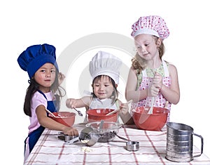 Children Cooking