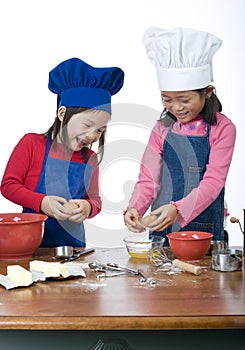 Children Cooking