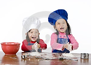 Children Cooking photo