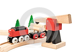 Children crane ship wagons