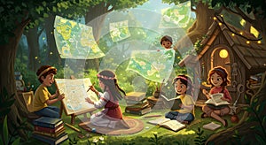 Enchanted Forest Learning Adventure with Young Explorers