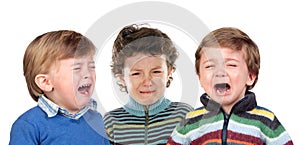 Children crying