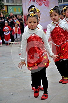 Children Dance on The Square