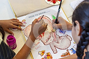 Children Doing Art & Painting
