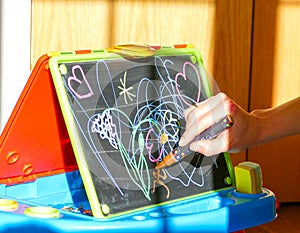 Children drawing board