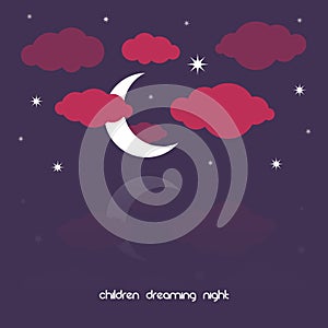Children dreaming night