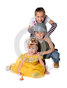 Children Dressed in Costumes