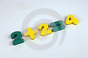 Children fridge magnets simple maths calculation