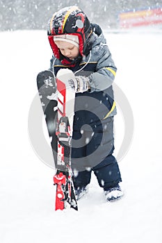 Children fun activity ski resort winter outfit