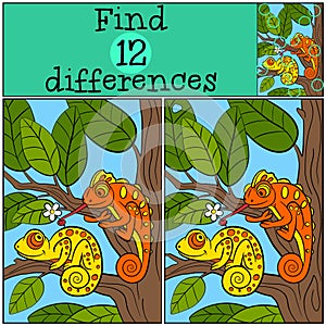 Children games: Find differences.