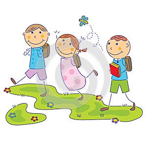 Children go to school