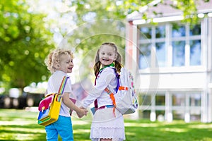 Children going back to school, year start