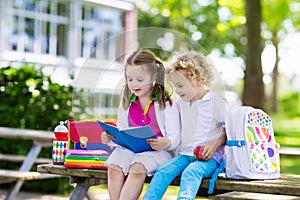 Children going back to school, year start