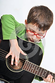 Children and guitar
