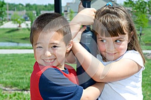 Children Having Fun at Park