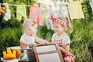 Children having fun together