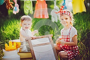 Children having fun together