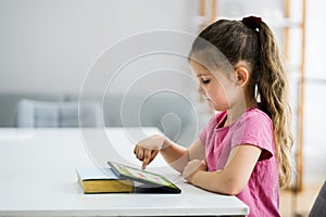 Children Kid Studying Solving Math