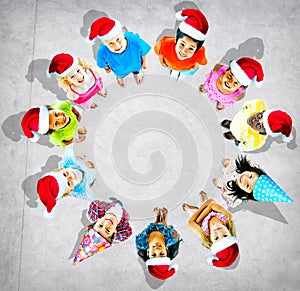 Children Kids Cheerful Childhood Diversity Concept