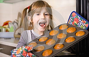Children in the kitchen