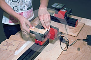 Children learn to make custom objects in fablab classes.