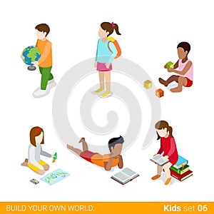 Children learning studying making classes homework