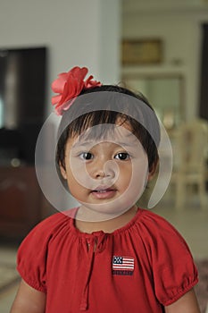 Children - A Malay child posing