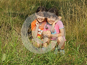 Children in the nature