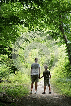 Children on Nature Hike