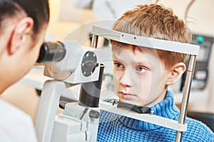 Children ophthalmology or optometry