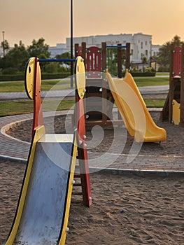 Children outdoo playground Muscat, Oman