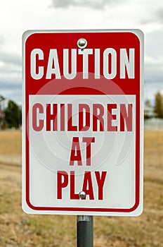 Children at Play Sign