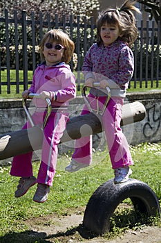 Children at the playground