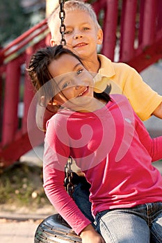 Children in playground