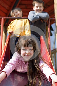 Children On A Playground