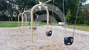 Children playground in Canada