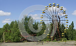 Children playground in Chornobyl