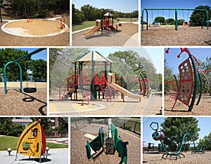 Children playground in community collection