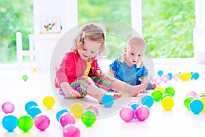 Children playing at day care