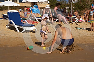 Children playing with toys