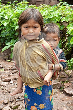 Children in poverty photo