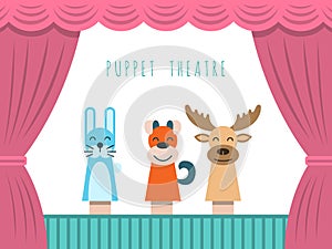 Children puppet theatre