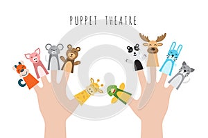 Children puppet theatre