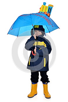 Children raincoat