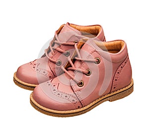 Children`s autumn boots