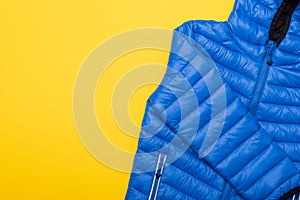 Children's blue jacket, winter warm clothes