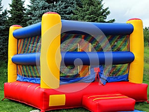 Children`s Colorful Bounce House