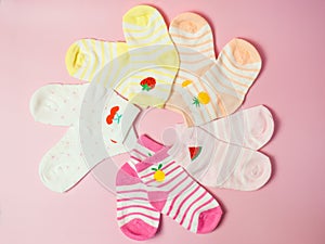 children`s colorful socks