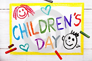 Children`s day card